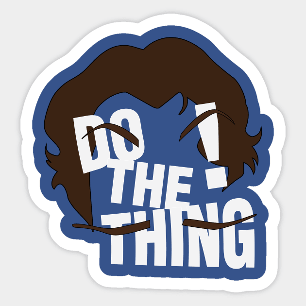 Do the Thing! Sticker by Galeaettu